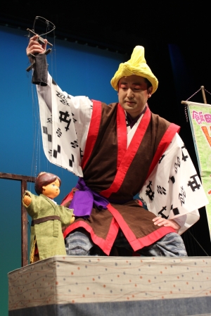 28わたちゃんのドッコイショ劇場（一心寺境内）